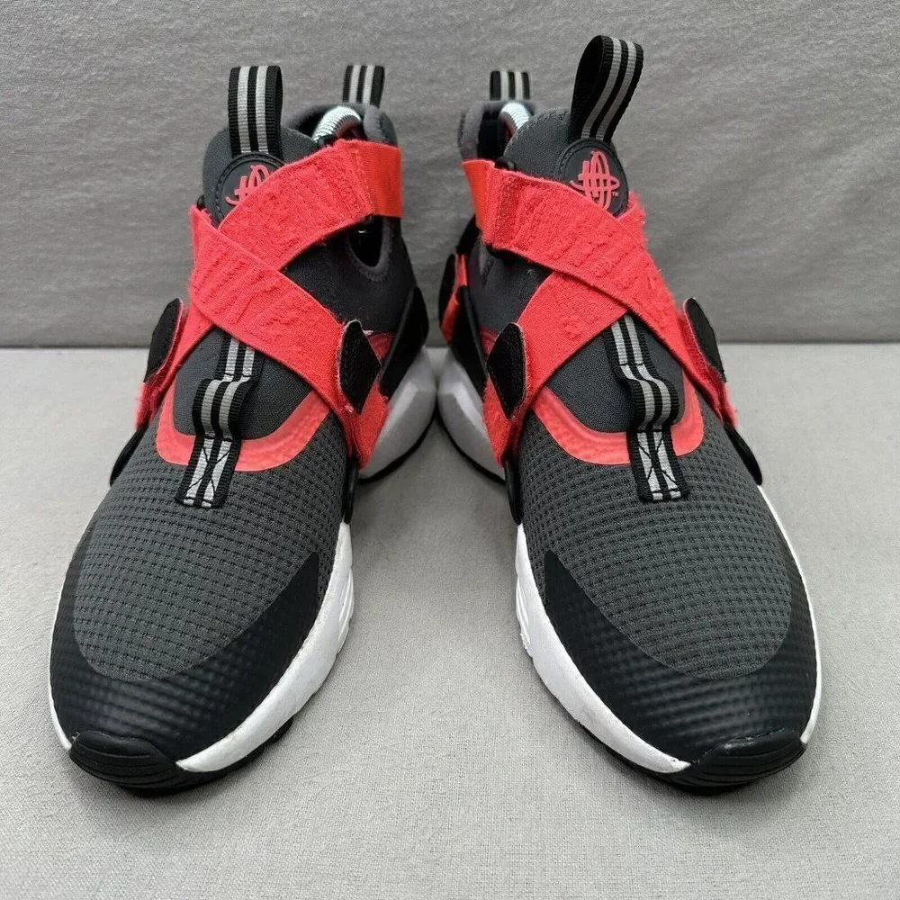 Nike Air‎ Huarache City Size 5Y (Womens 6.5) Shoes Black Red Athletic Sneakers